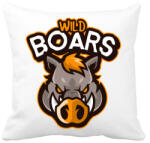 printfashion Wild Boars - Párnahuzat, Díszpárnahuzat - Fehér (5140319)