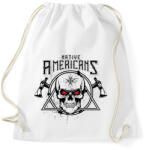 printfashion Amerika őslakosok - Native Americans - Sportzsák, Tornazsák - Fehér (5646177)