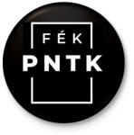 printfashion FÉK Péntek négyszög - Kitűző, hűtőmágnes - Fekete (3099173)