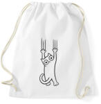 printfashion Macska a pácban! - Sportzsák, Tornazsák - Fehér (2856140)