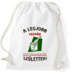 printfashion Festő szülinap színes - Sportzsák, Tornazsák - Fehér (5477317)