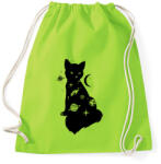 printfashion Cica univerzum - Sportzsák, Tornazsák - Limezöld (4285074)