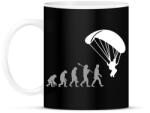 printfashion Ejtőernyős evolúció - Bögre - Fekete (14889449)
