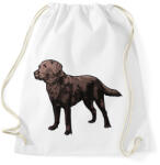 printfashion Labrador - Sportzsák, Tornazsák - Fehér (1997009)