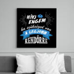 printfashion Hívj engem - Rendőr - Vászonkép - Fekete (7694863)