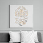 printfashion Genius - Vászonkép - Fehér (6622054)