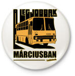 printfashion A Legjobbak - Kitűző, hűtőmágnes - Fehér (6023908)