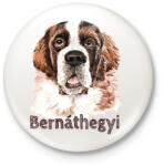 printfashion Bernáthegyi - Kitűző, hűtőmágnes - Fehér (7060874)