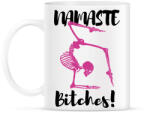 printfashion Namaste Bitches! - Fekete - Bögre - Fehér (6873178)
