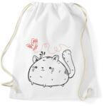 printfashion Dagi cica - Sportzsák, Tornazsák - Fehér (13010127)