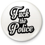 printfashion fuck the police - Kitűző, hűtőmágnes - Fehér (13539101)
