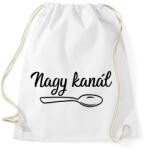 printfashion Kanál páros - nagy kanál 1 - Sportzsák, Tornazsák - Fehér (6070540)