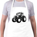 printfashion traktor - Kötény - Fehér (7469959)