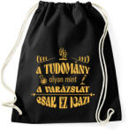 printfashion A tudomány olyan mint a varázslat - Sportzsák, Tornazsák - Fekete (11941955)