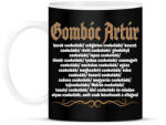 printfashion Gombóc Artúr és a világ összes csokoládéja - Bögre - Fekete (16606399)