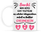 printfashion A bátor gyerekeim - Kezdőbetűkkel - Bögre - Fehér (16033671)