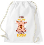 printfashion Moody, Foody - Sportzsák, Tornazsák - Fehér (14713499)
