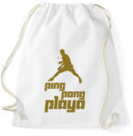 printfashion PingPongPlaya - Sportzsák, Tornazsák - Fehér (962756)