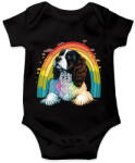 printfashion Cavalier King Charles spániel - Baba Body - Fekete (14258982)
