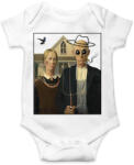 printfashion American gothic- Parody - Baba Body - Fehér (7297621)