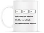 printfashion Crtl + Alt + Delete - Bögre - Fehér (1364466)