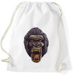 printfashion Gorilla arc - Sportzsák, Tornazsák - Fehér (4215764)