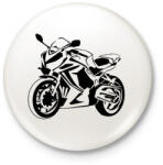 printfashion cbr650r - Kitűző, hűtőmágnes - Fehér (3090181)