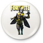 printfashion Mothmando Fortnite - Kitűző, hűtőmágnes - Fehér (3088101)