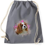 printfashion aranyos kutyus - Sportzsák, Tornazsák - Grafitszürke (1705593)