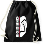 printfashion La Casa de Papel - A nagy pénzrablás - Money Heist - Sportzsák, Tornazsák - Fekete (5793727)