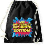 printfashion NOT PERFECT BUT LIMITED EDITION - Sportzsák, Tornazsák - Fekete (10951903)
