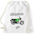 printfashion Simson - Sportzsák, Tornazsák - Fehér (2935982)