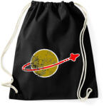 printfashion Green planet - Sportzsák, Tornazsák - Fekete (1891874)