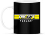 printfashion Tűzoltóság Magyarország - Bögre - Fekete (794025)