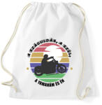 printfashion A száguldás, a szél - Yamaha - Sportzsák, Tornazsák - Fehér (7206057)
