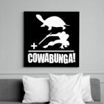 printfashion Cowabunga 1 - Vászonkép - Fekete (6974260)