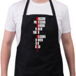 printfashion Bella Ciao - Nagy Pénzrablás - Money Heist - Casa de Papel - Kötény - Fekete (5730902)