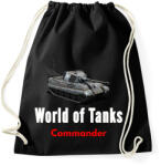 printfashion world of tanks commander - Sportzsák, Tornazsák - Fekete (1534630)