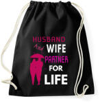 printfashion HUSBAND AND WIFE-LIFE - Sportzsák, Tornazsák - Fekete (2106937)