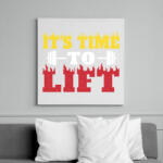 printfashion Time to lift - Vászonkép - Fehér (7650980)
