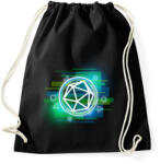 printfashion Cyber D20 II - Sportzsák, Tornazsák - Fekete (2761109)