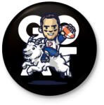 printfashion GOAT - Kitűző, hűtőmágnes - Fekete (5034739)