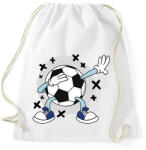 printfashion Focilabda - Sportzsák, Tornazsák - Fehér (13502466)