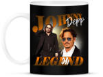 printfashion Johnny Depp - Legend - Bögre - Fekete (14131527)