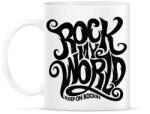 printfashion Rock my world - Bögre - Fehér (787679)