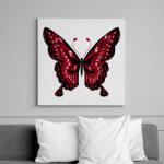 printfashion Lepke - Vászonkép - Fehér (6637383)