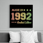 printfashion 1992 - Vászonkép - Fekete (6661687)