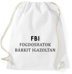 printfashion FBI - Sportzsák, Tornazsák - Fehér (5195329)
