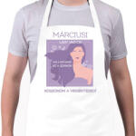 printfashion Márciusi lány vagyok2 - Kötény - Fehér (6235691)