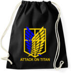 printfashion Attack On Titan - Sportzsák, Tornazsák - Fekete (2276361)